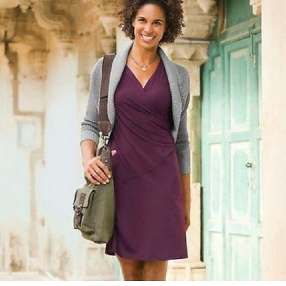 Athleta Burgundy Mini Dress